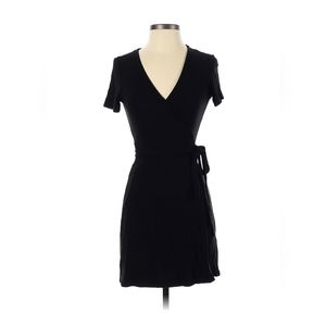 Lulu's Black Wrap Dress